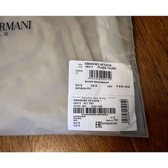 Emporio Armani Swim Shorts with Two-Tone Eagle Embroidery - Picture 12 of 14